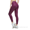 Hoch taillierte Yoga-Leggings knöchellang